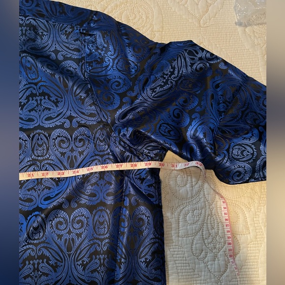 Blue Black Dress Shirt - Picture 4 of 5